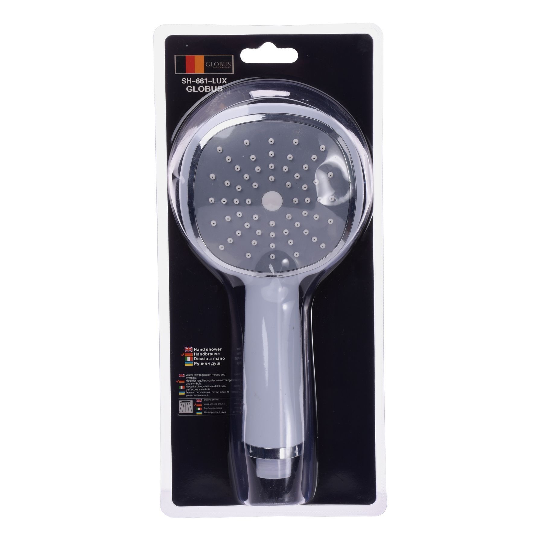 Душова лійка Globus Lux SH-661-1-LUX SNOW Blister - Image 1