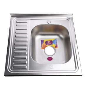 Мийка кухонна накладна прямокутна 600х600х180 Decor Right MR 6060 R D Mira