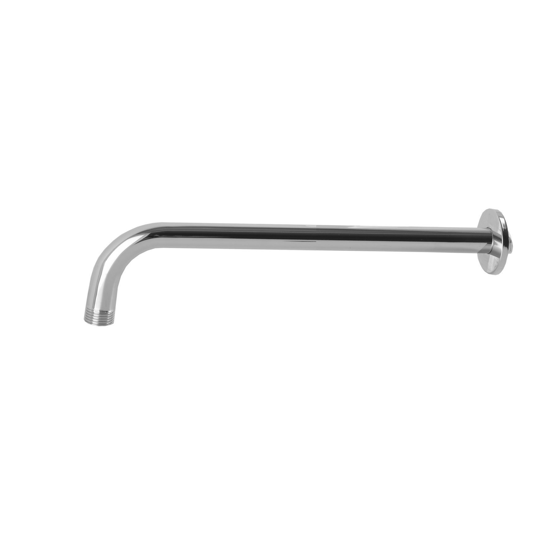 Кронштейн душової лійки Globus Lux TL250-90-BR гориз.,латунь,300 мм, с декор. чашкою (в коробц) - Image 1