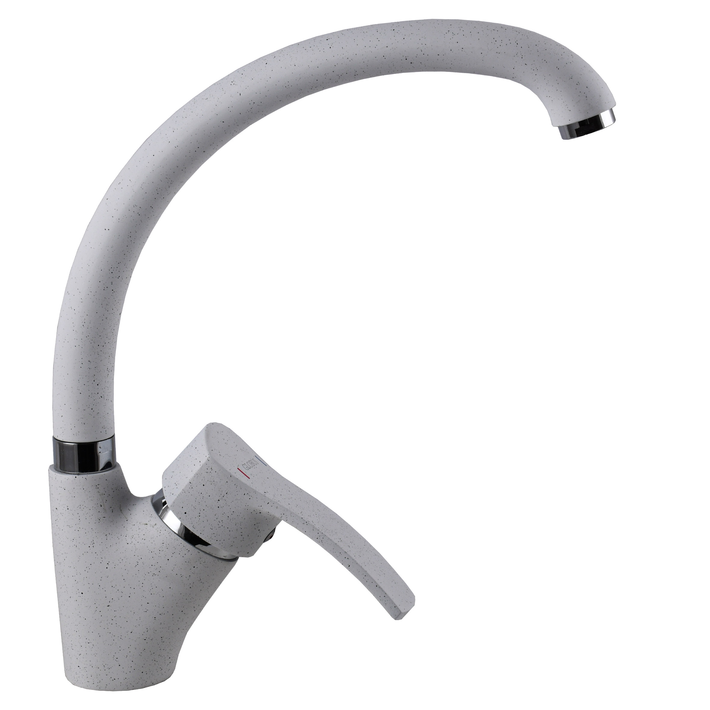 Змішувач для кухні Globus Lux QUEENSLAND GLQU-0203S-BIG-7-WHITE - Image 1
