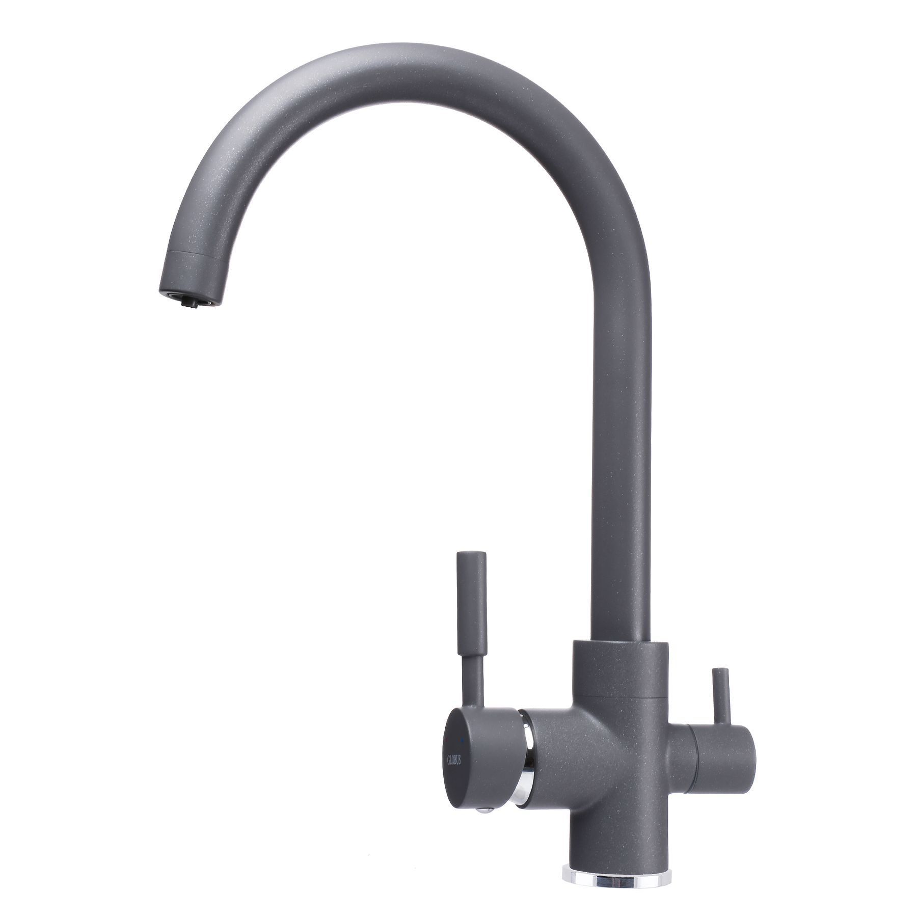 Змішувач для кухні під осмос Globus Lux LAZER GLLR-0333-3-TITANIUM - Image 1