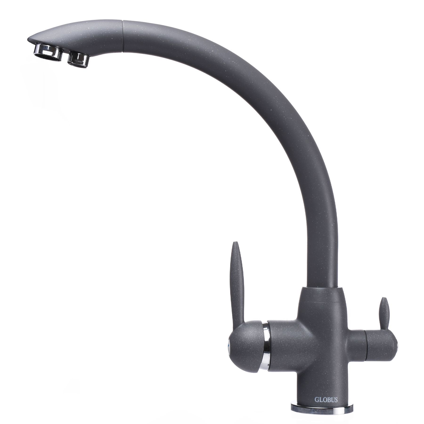 Змішувач для кухні під осмос Globus Lux LAZER GLLR-0777-3-TITANIUM - Image 1