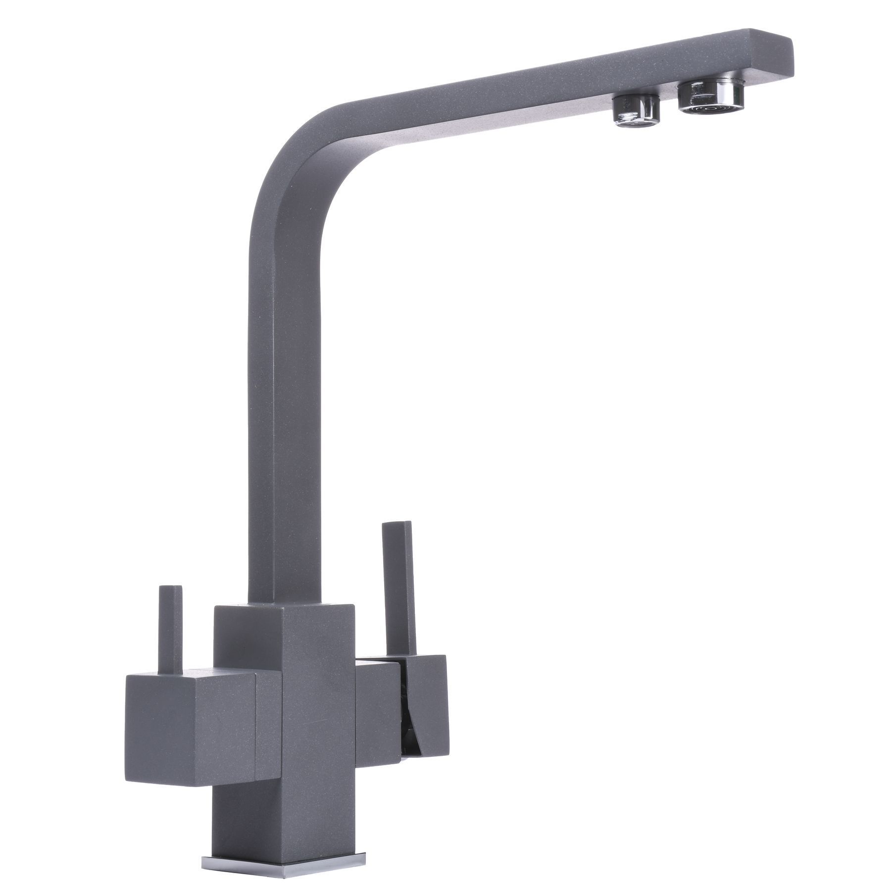 Змішувач для кухні під осмос Globus Lux LAZER GLLR-0111-3-TITANIUM - Image 1