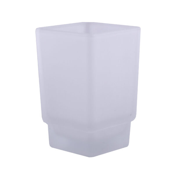 СТАКАН матовий квадратний GLASS 0021A для TKB, SQ ,BQ