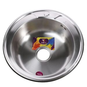 Мийка кухонна врiзна кругла 510х180 Matt MR 510 M Mira