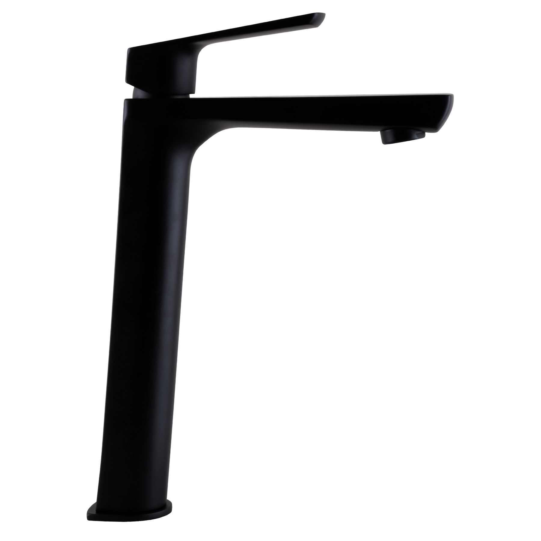 Змішувач для умивальника TOPAZ LEXI TL 21203-H57-BL високий,Чорний мат.,шланги TAQ-M1055,D25 - Image 1