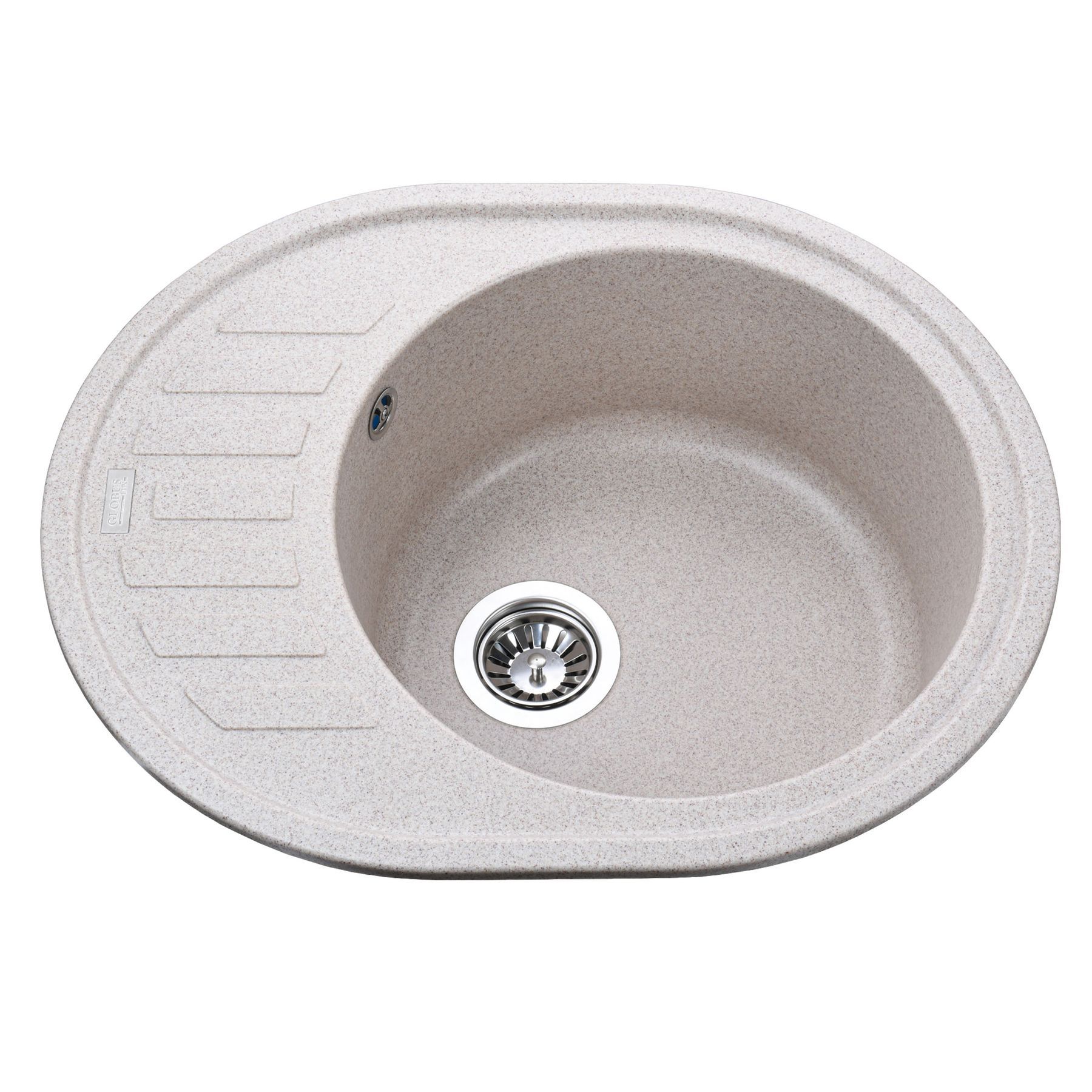 Гранітна мийка Globus Lux ARNO мигдаль 620х500-А0008 - Image 1