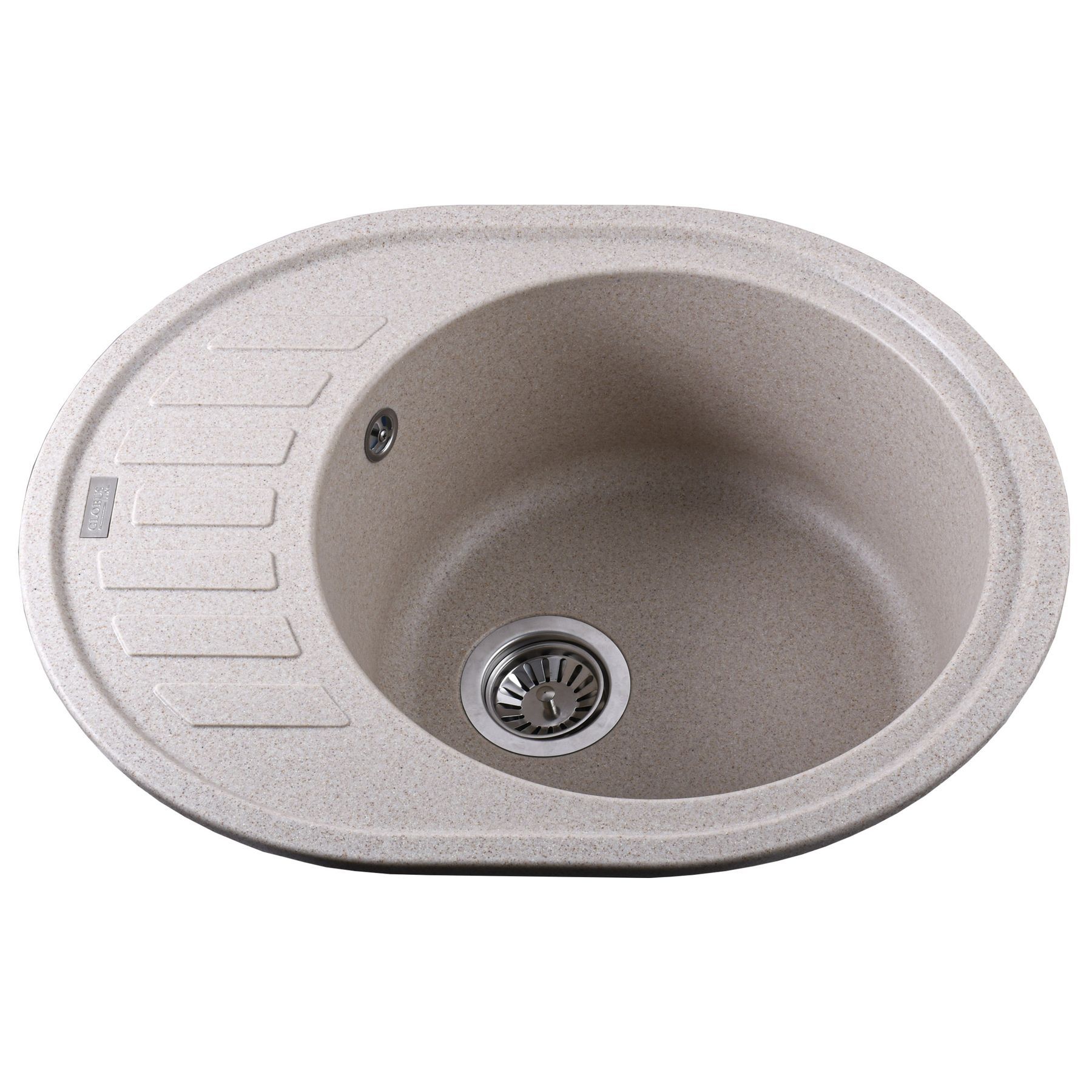 Гранітна мийка Globus Lux ARNO піщаний 620х500мм-А0004 - Image 1