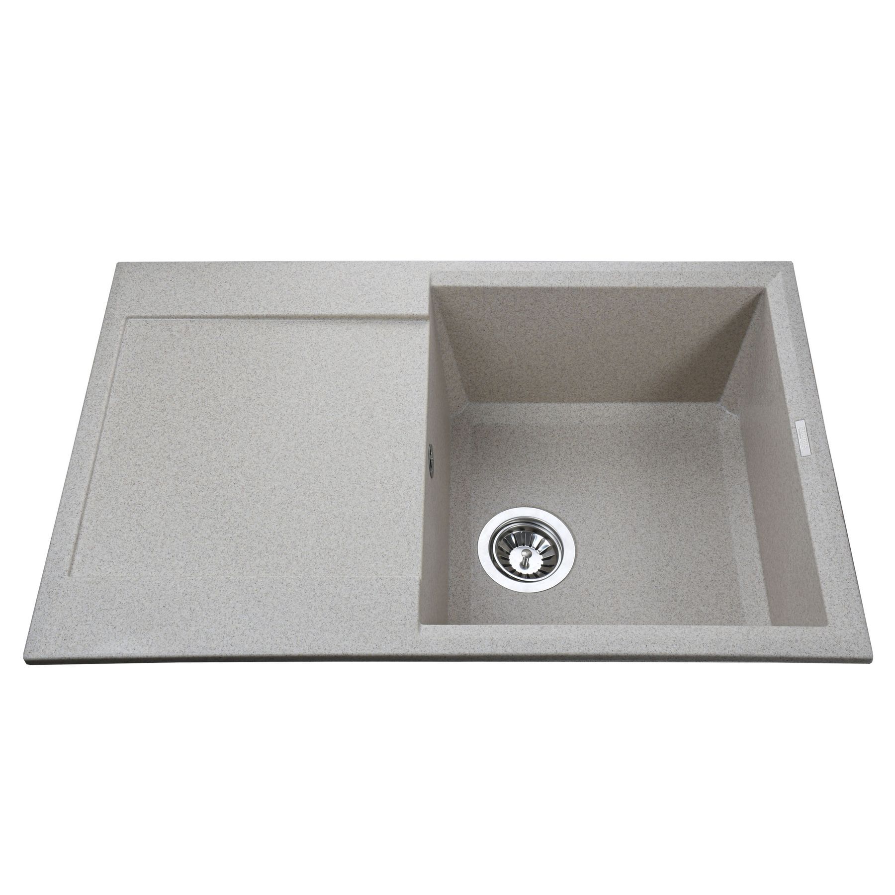 Гранітна мийка Globus Lux KOMO мигдаль 790х500мм-А0008 - Image 1