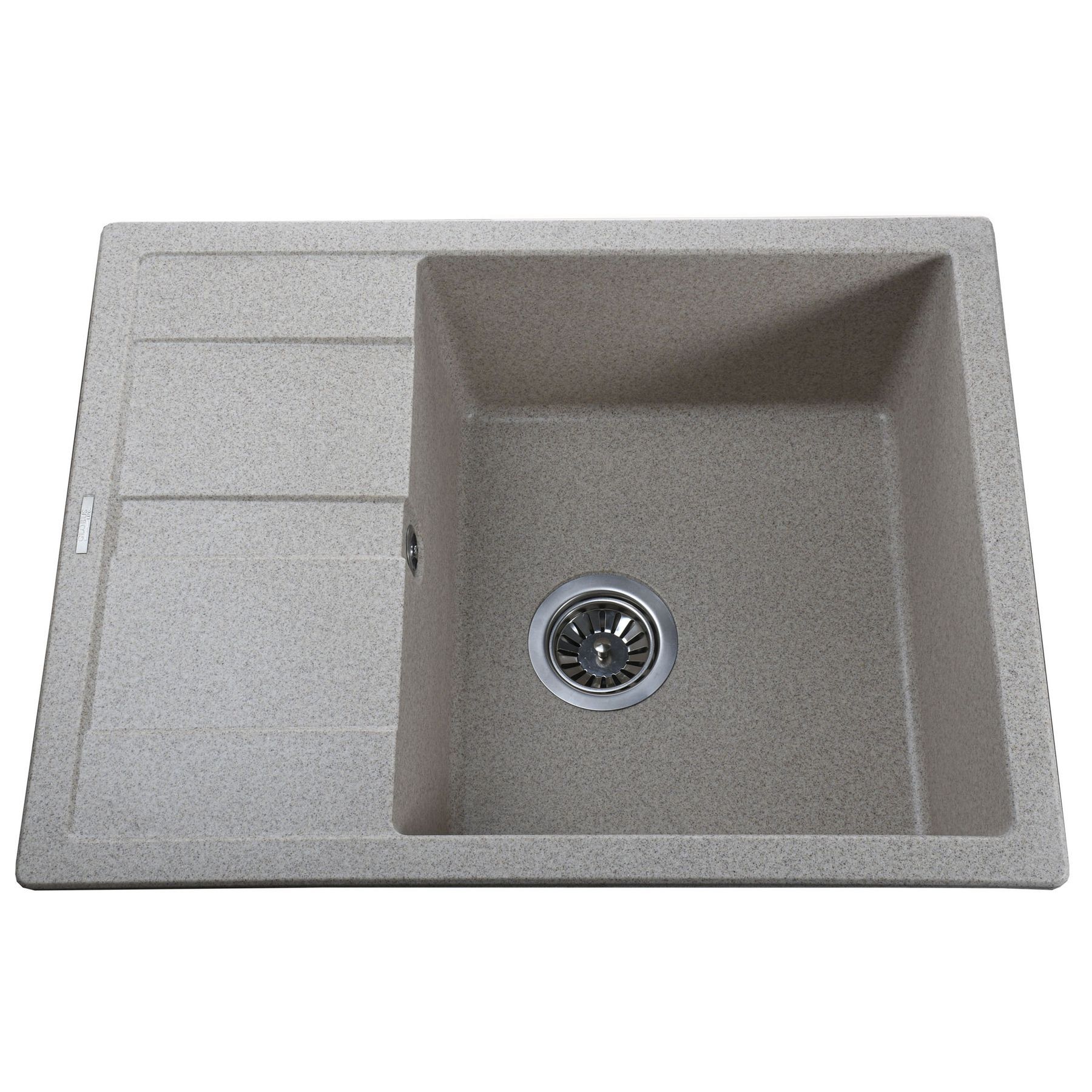 Гранітна мийка Globus Lux ONE мигдаль 650х500мм-А0008 - Image 1