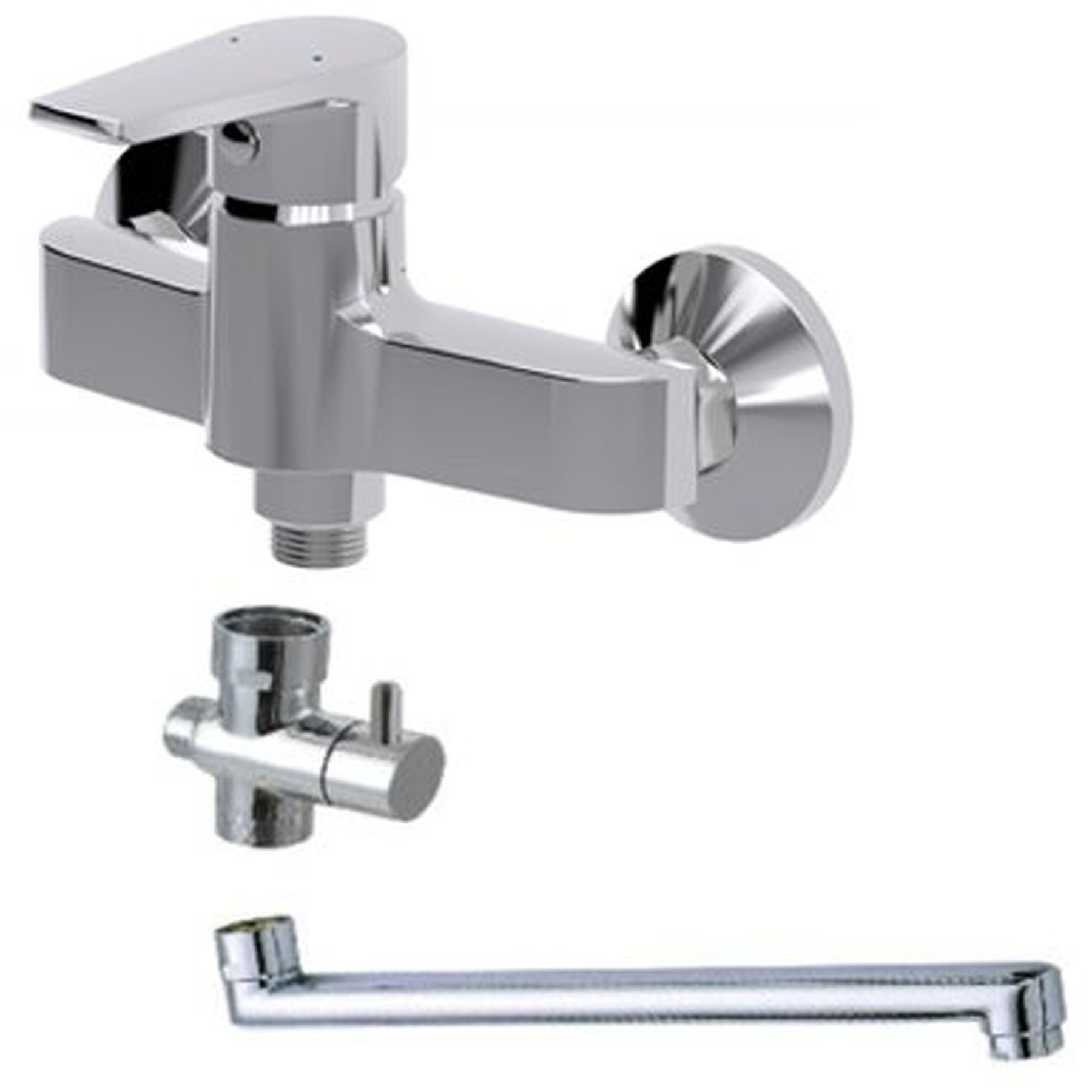 Змішувач для ванни та душу Cersanit VERO LONG SPOUT - Image 1
