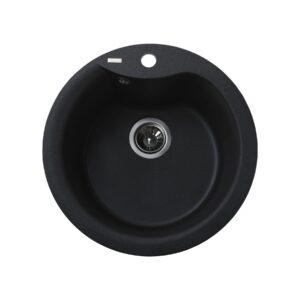 Гранітна мийка Globus Lux ORTA графіт 485мм-А0001