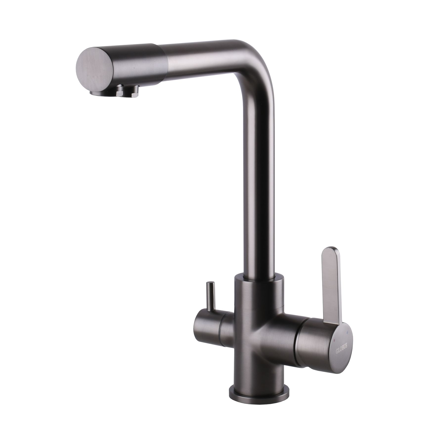 Змішувач для кухні під осмос Globus Lux LAZER GLLR-0444-11-GRAPHITE - Image 1
