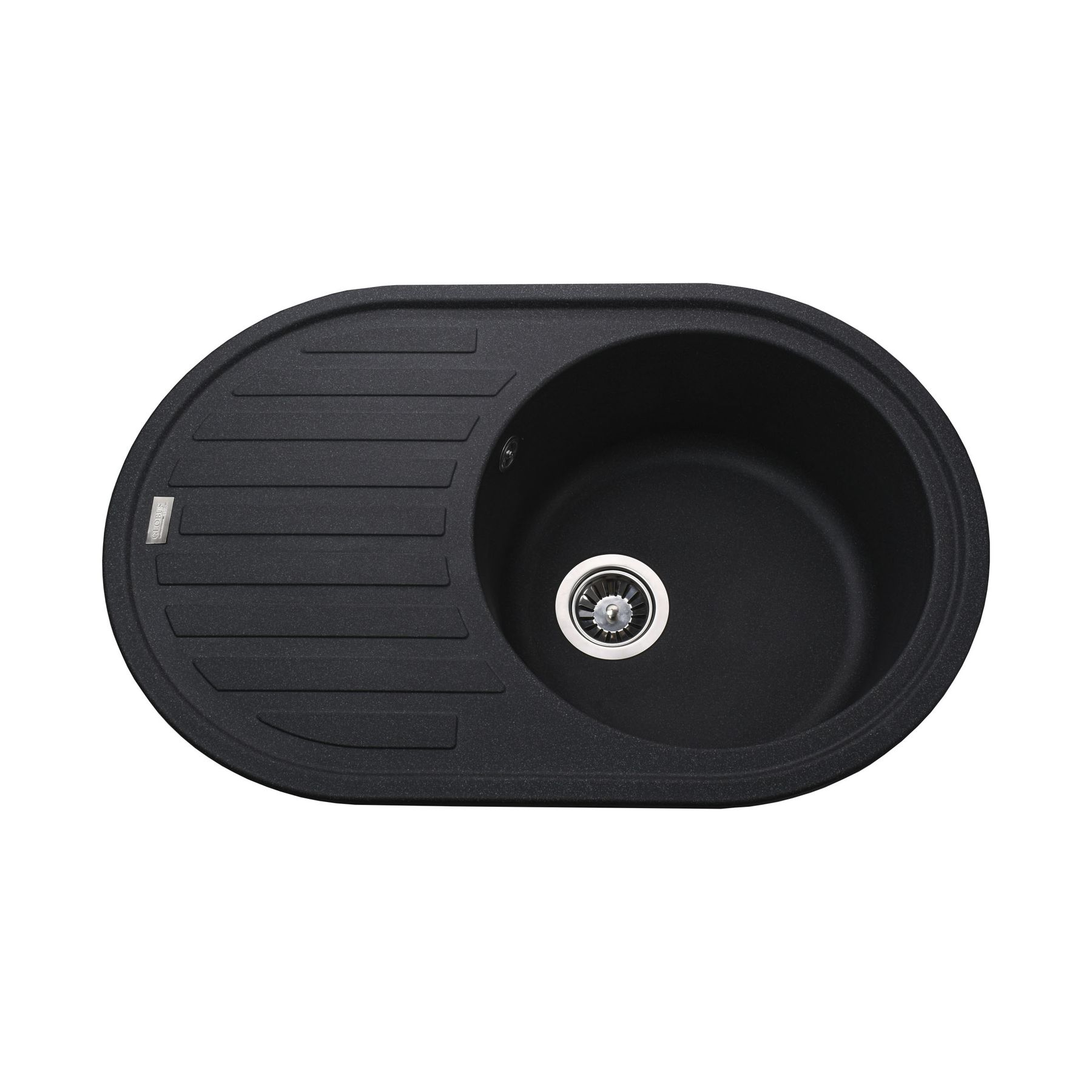 Гранітна мийка Globus Lux OHARA графіт 770х500мм-А0001 - Image 1