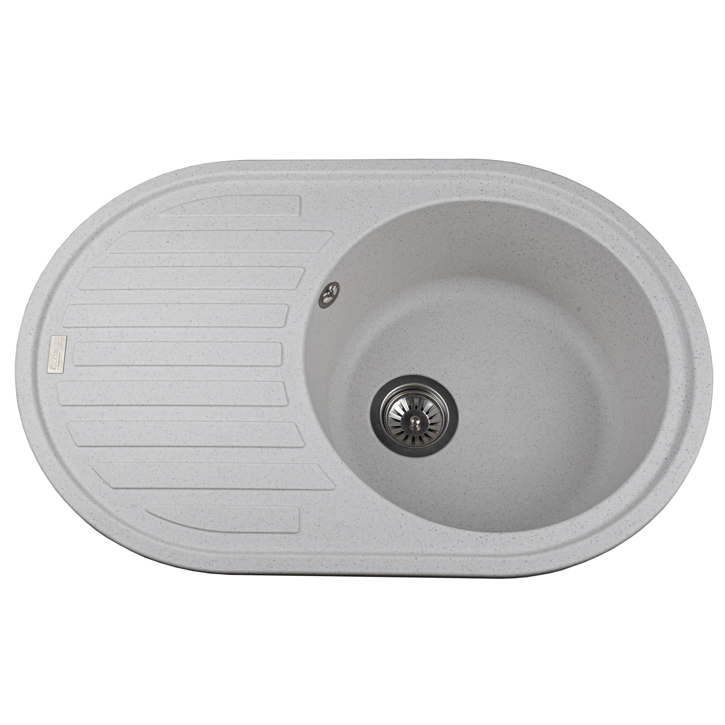 Гранітна мийка Globus Lux OHARA перлина 770х500мм - Image 1