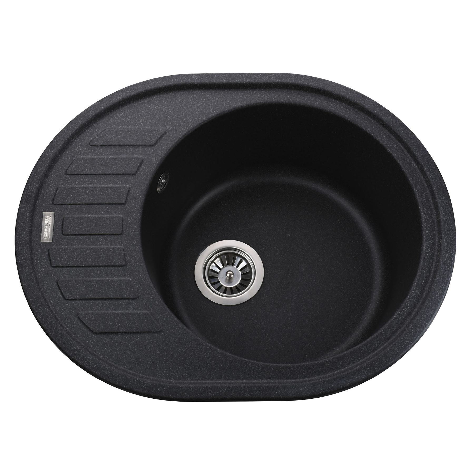 Гранітна мийка Globus Lux ARNO графіт 620х500мм-А0001 - Image 1