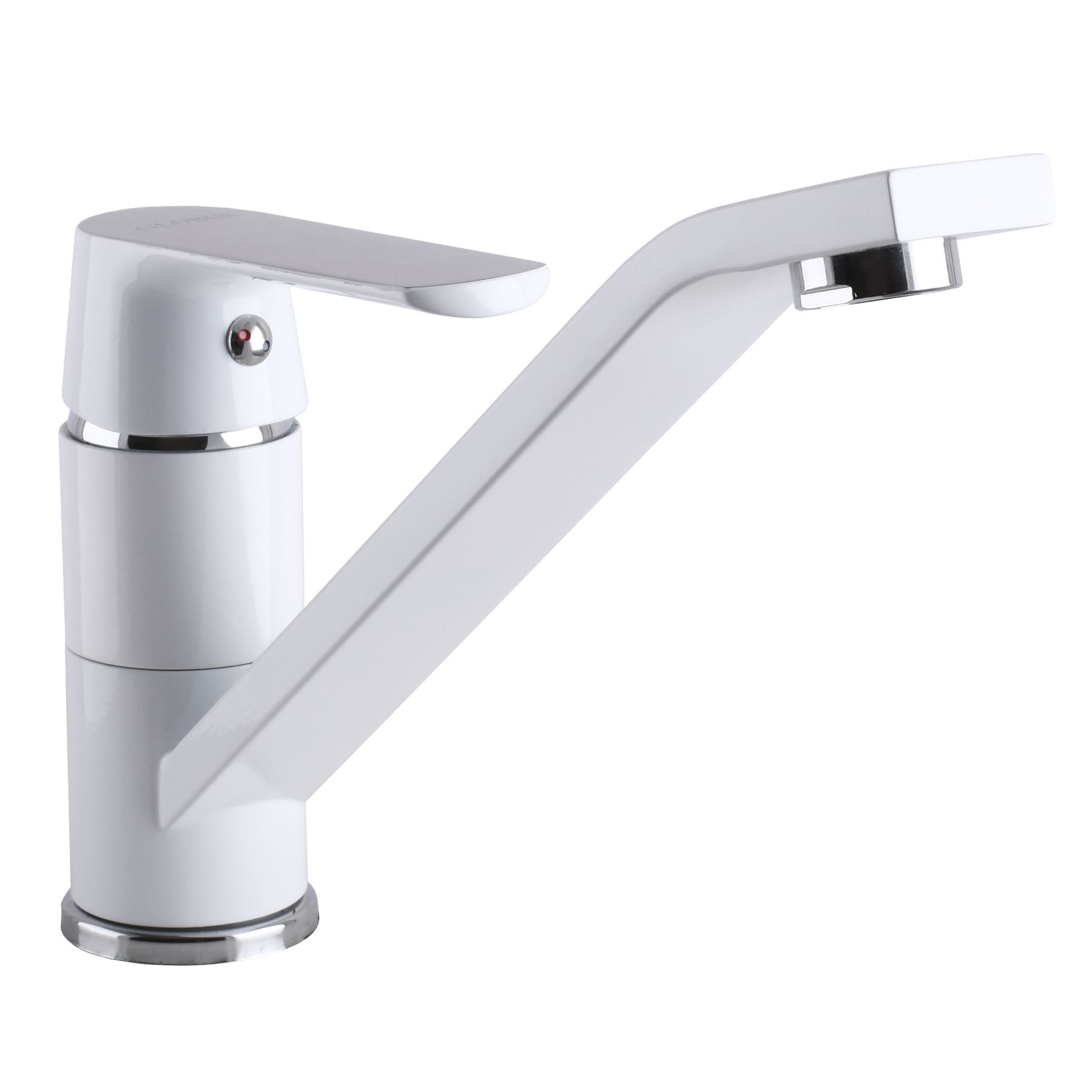 Змішувач для кухні Globus Lux Laguna GLA-0203Q-7-WHITE - Image 1