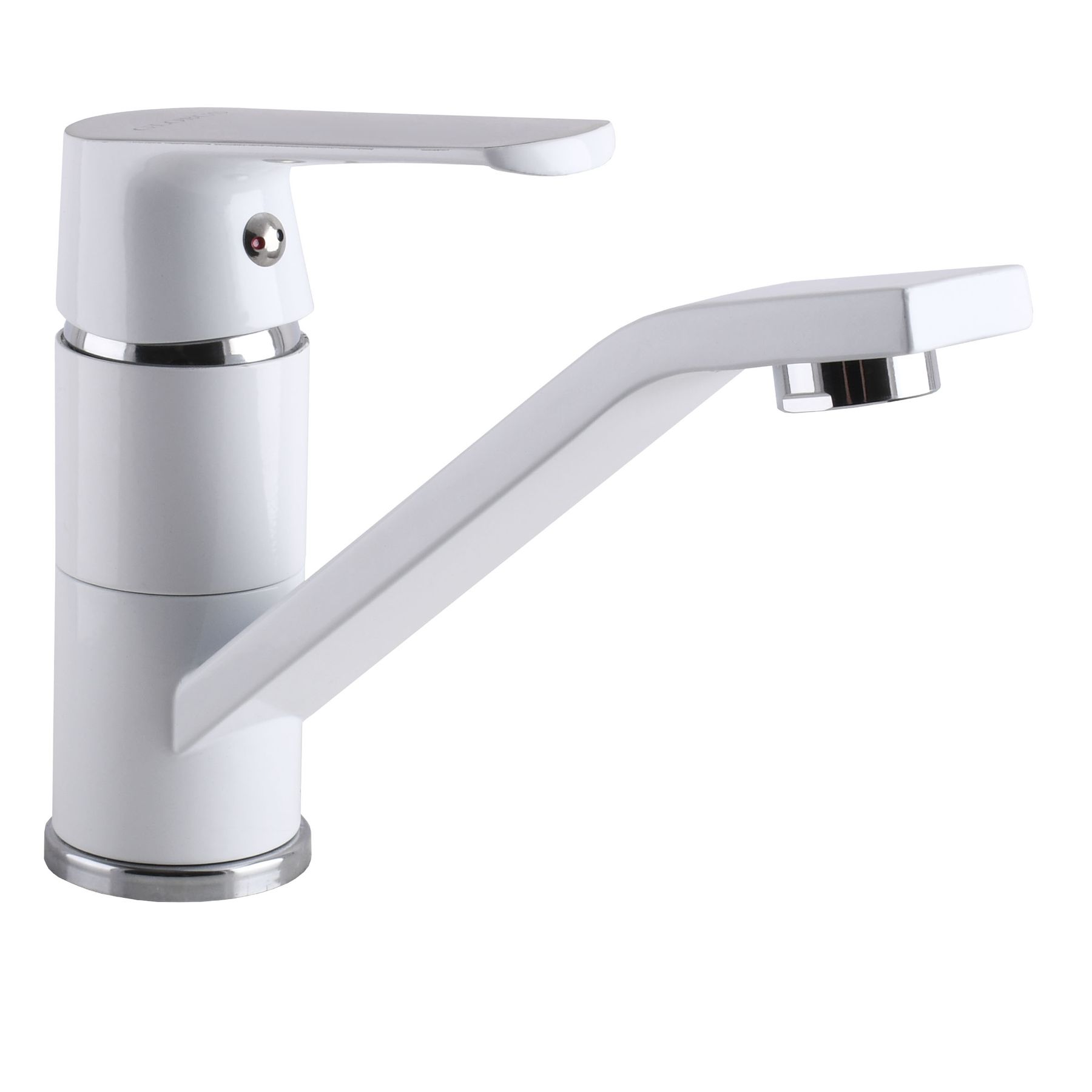 Змішувач для умивальника Globus Lux Laguna GLA-0203MQ-7-WHITE - Image 1