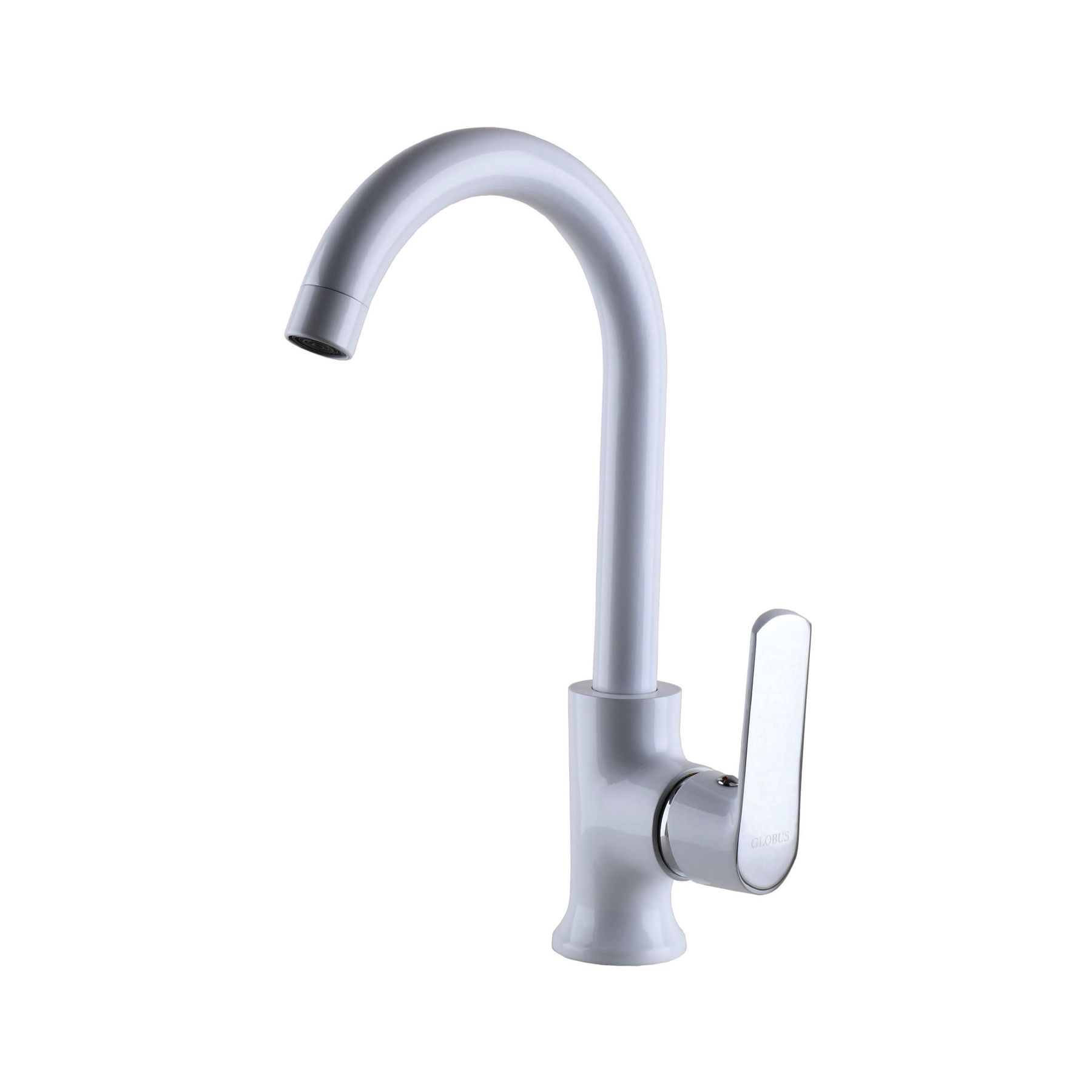 Змішувач для кухні Globus Lux Laguna GLA-0203SL-7-WHITE - Image 1