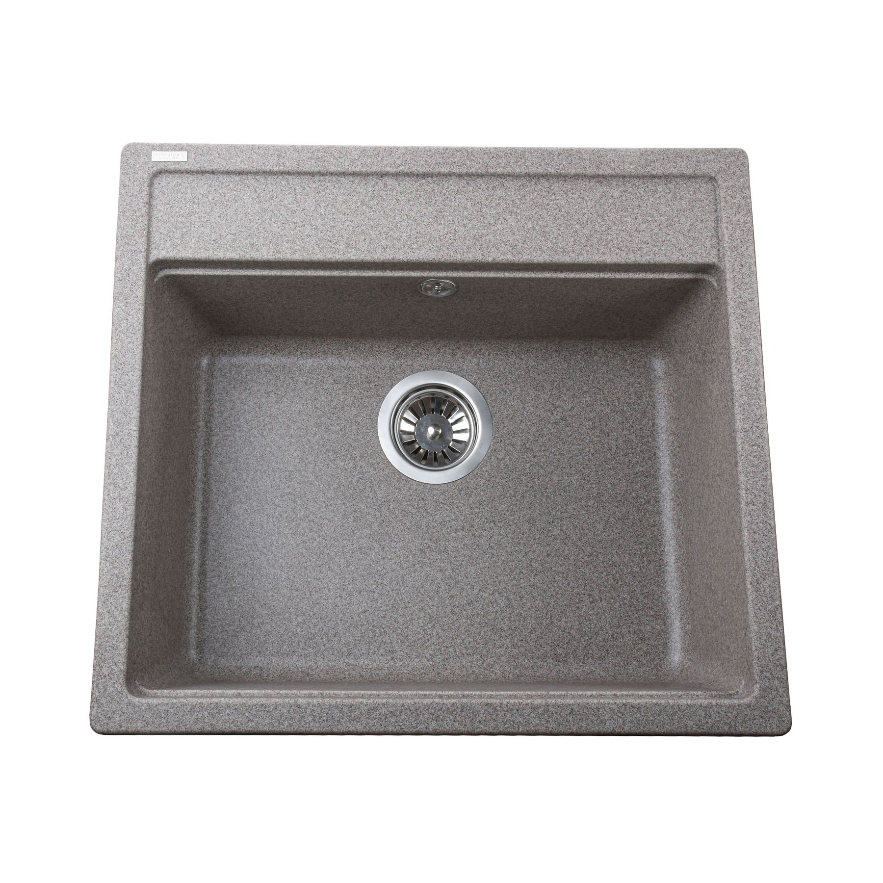 Гранітна мийка Globus Lux VOLTA  мокко 570х510мм - Image 1