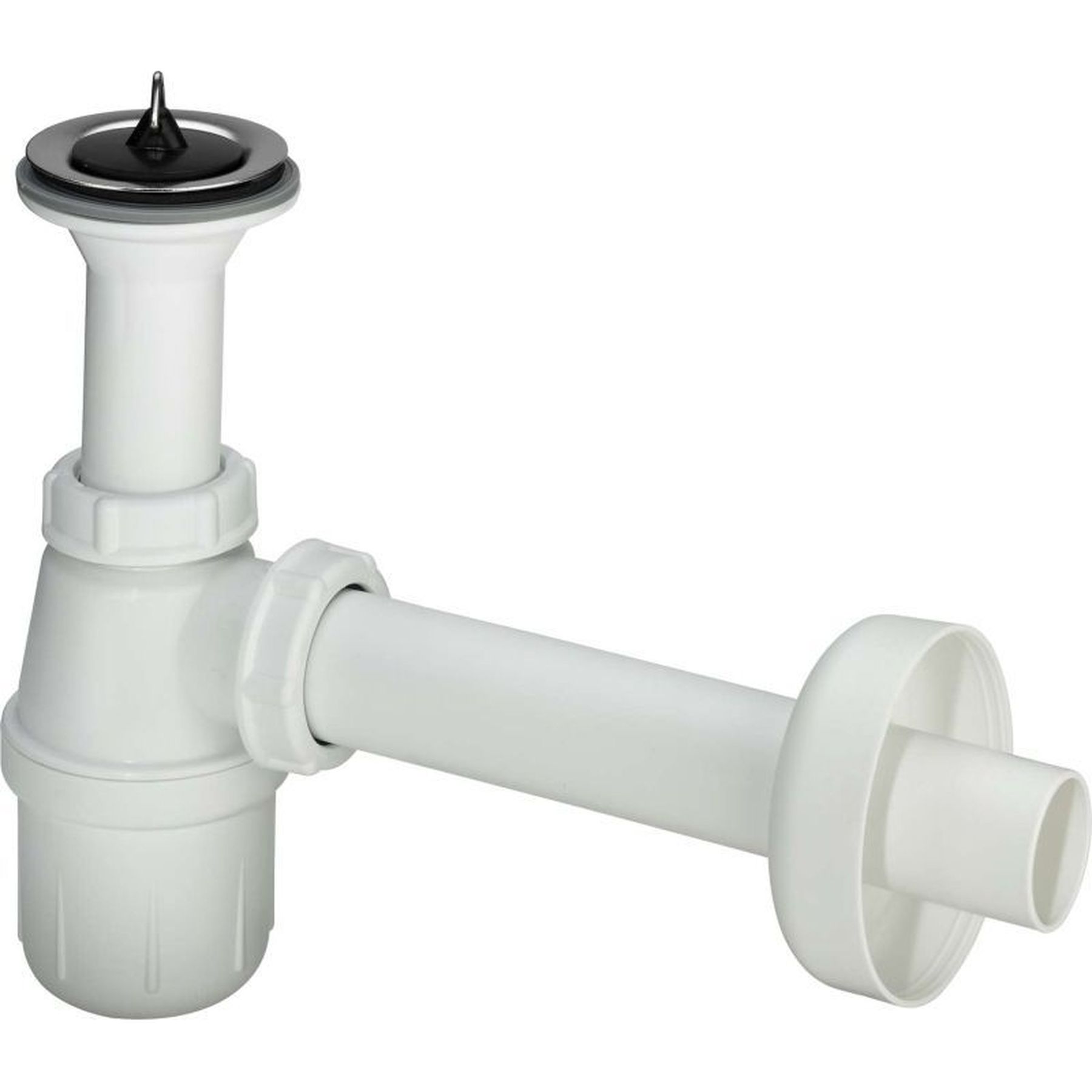 Сифон для раковини VIEGA 1 1/4″ x 1 1/2″ пластик білий бутил. з/г 309312 - Image 1