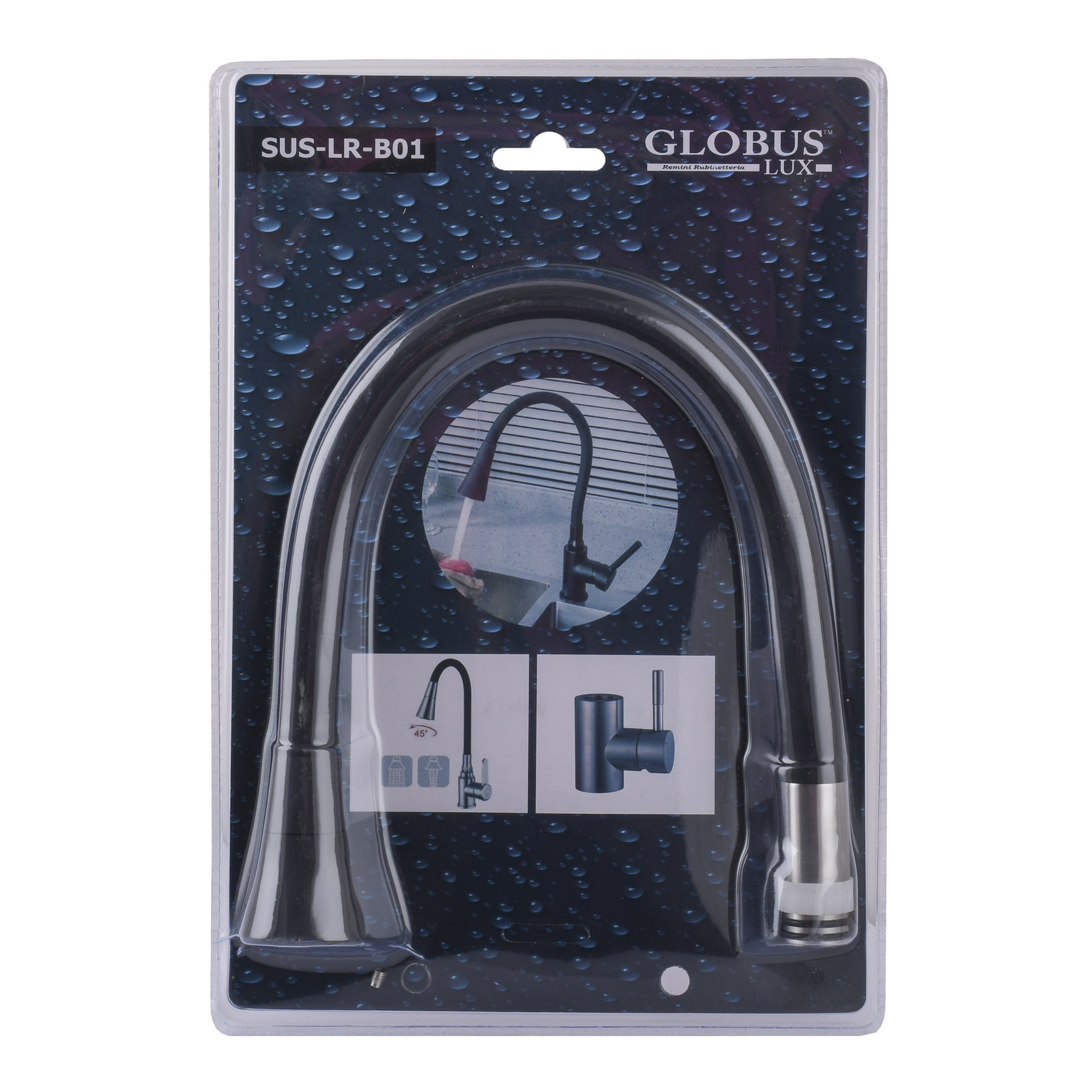 Вилив змішувача Globus Lux SUS-LR-B01 - Image 1