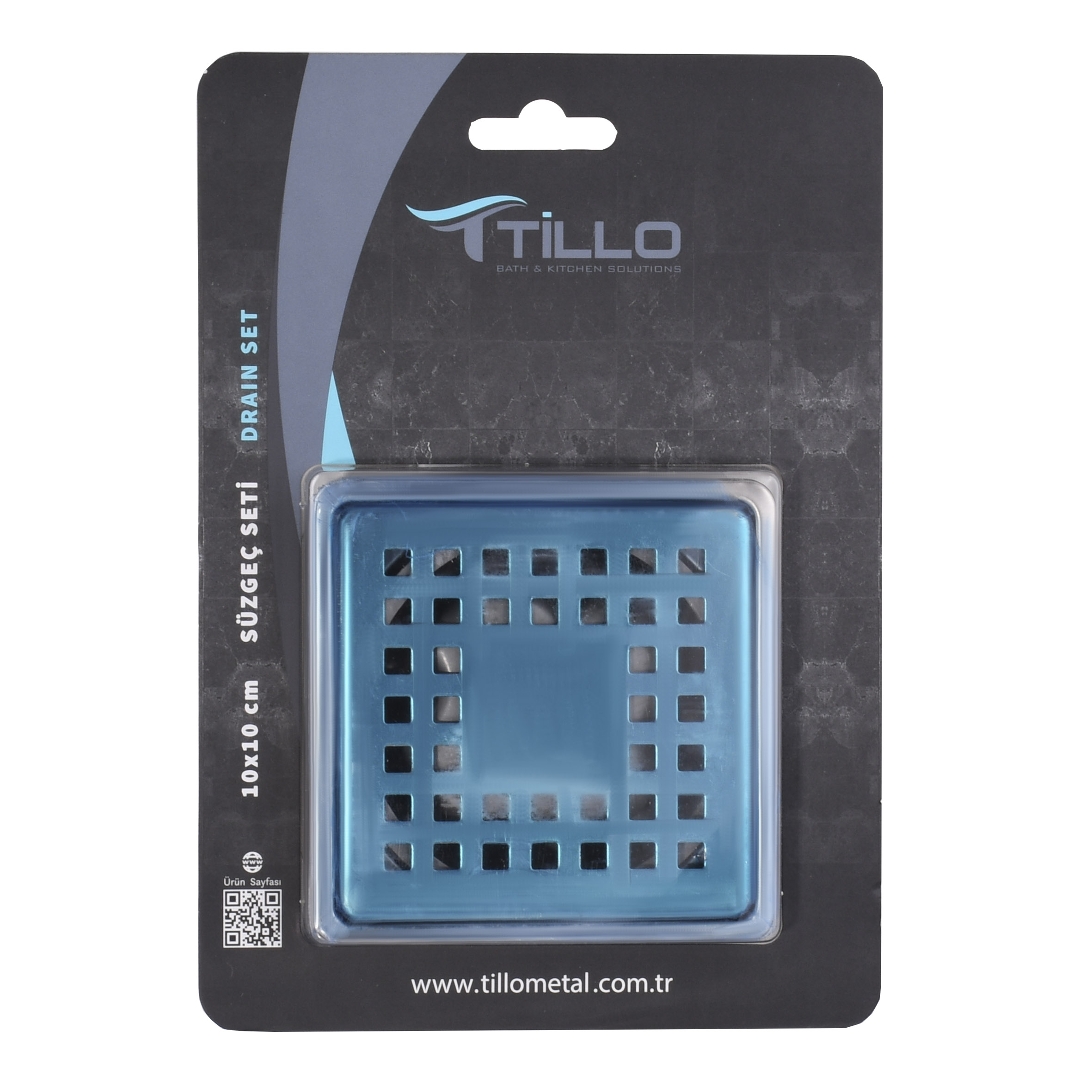 Трап душовий TILLO TM210 10х10см - Image 1