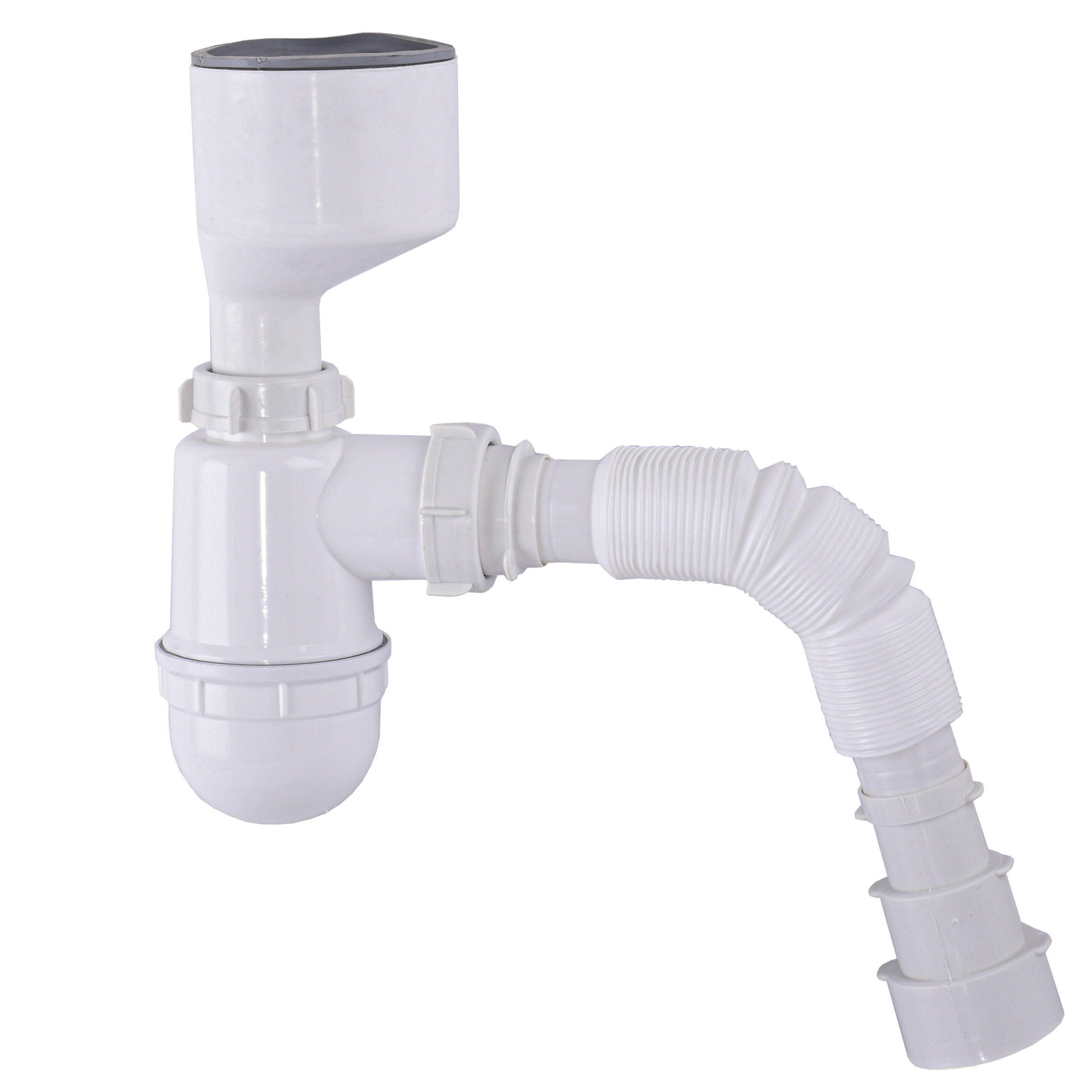 Сифон Waterstal  для пісуара 11/4 з манжетом D 50, з гофрою 40/50 P31009 - Image 1