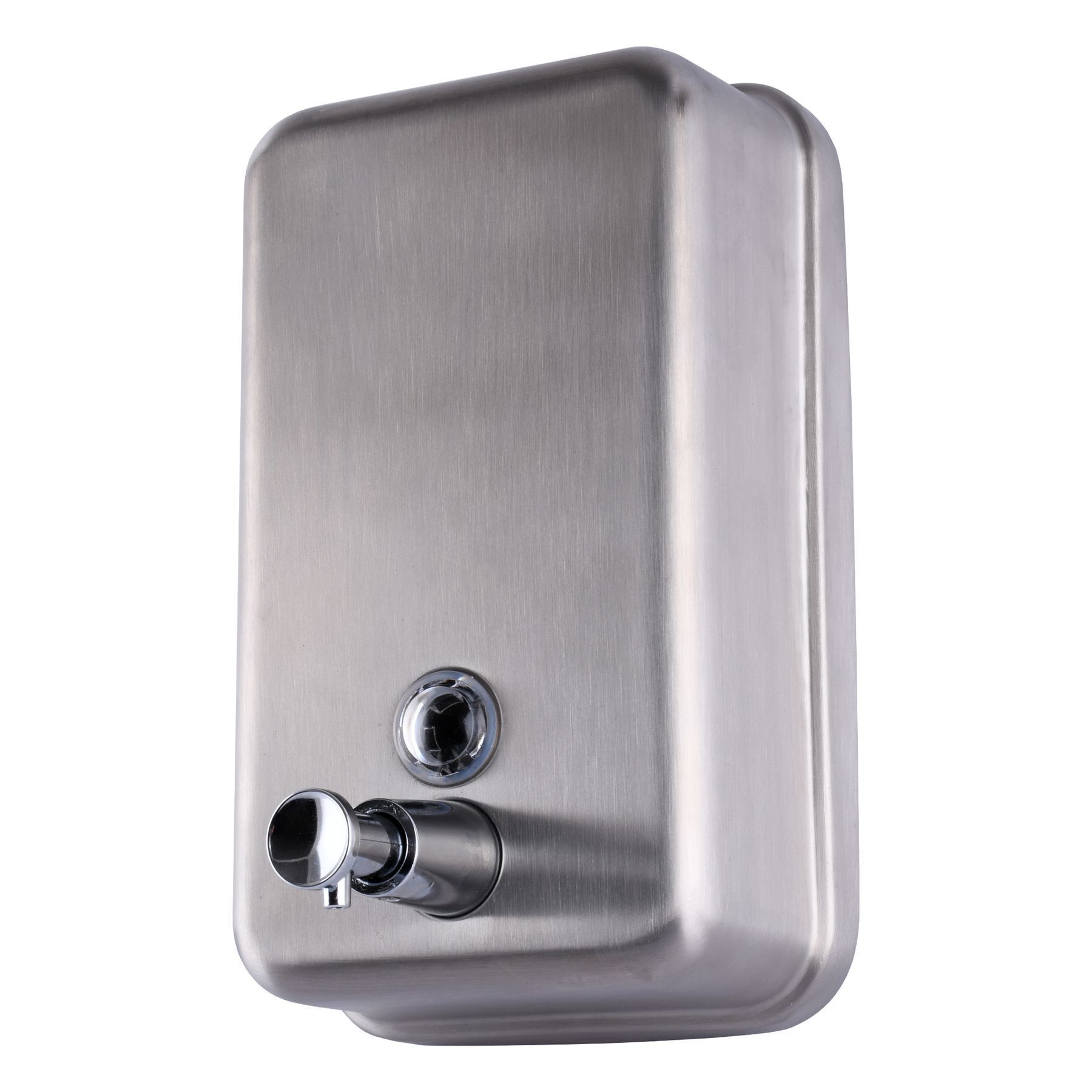 Дозатор рідкого мила HOTEC 13.111-1,0L вертикальний 1000мл,Stainless Steel SUS304 - Image 1