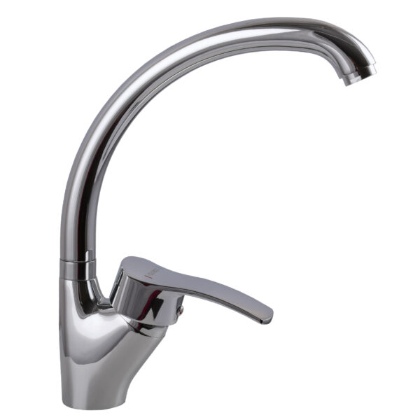 Змішувач для кухні Globus Lux QUEENSLAND GLQU-0203S-BIG боковий на ГАЙЦІ-(картридж Sedal)