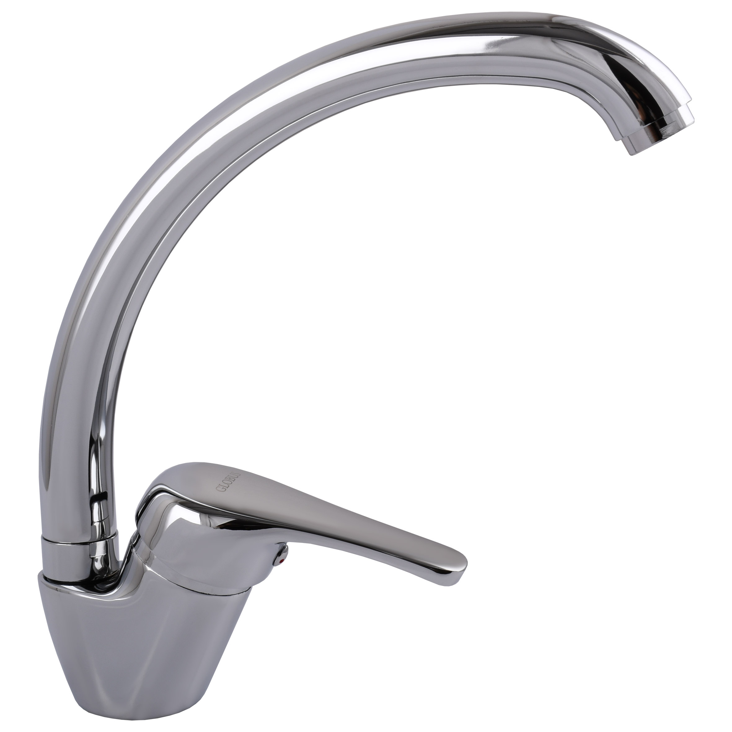 Змішувач для кухні Globus Lux Solly GLSO-0203S боковий латунь на гайці - Image 1