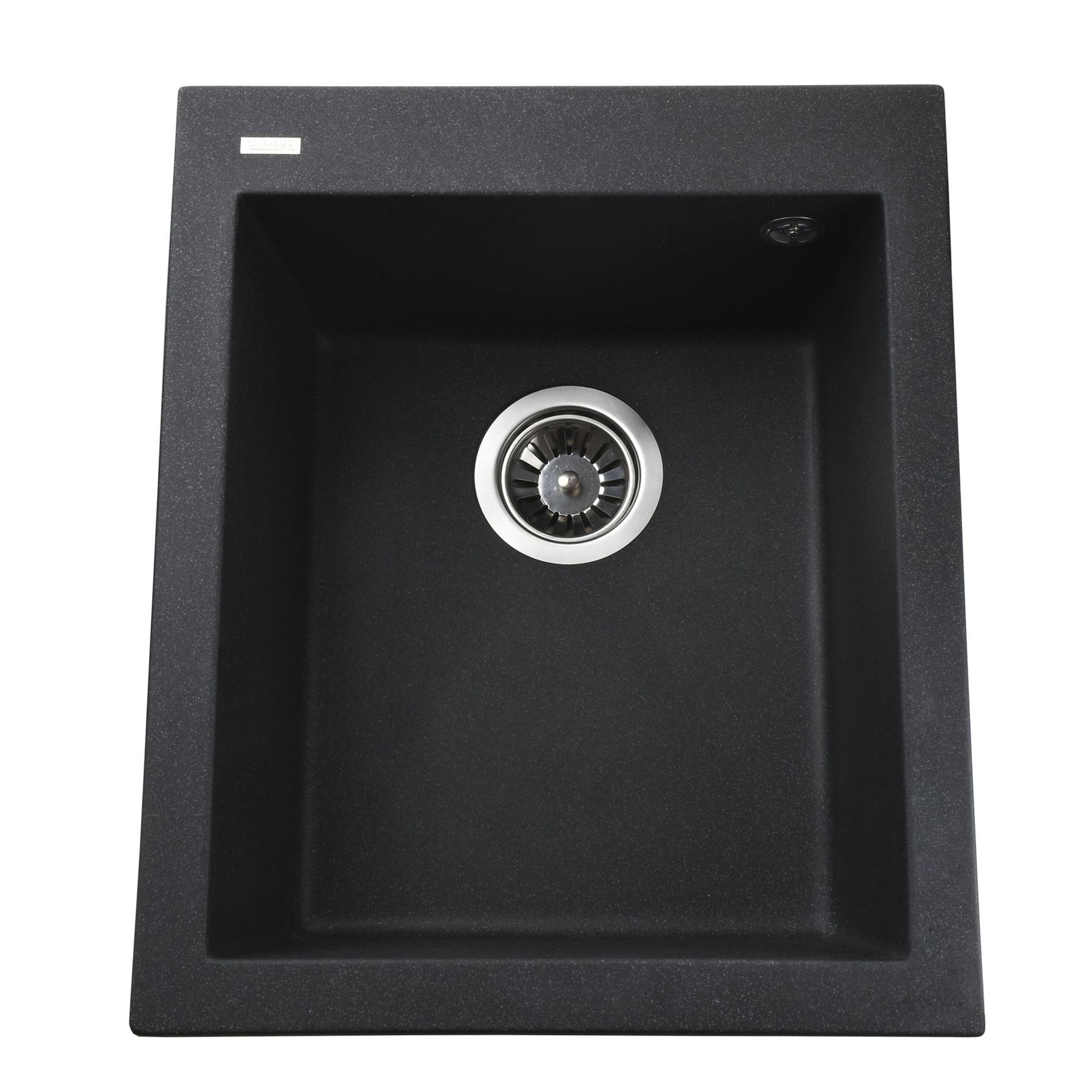 Гранітна мийка Globus Lux LAMA графіт 410х500мм-А0001 - Image 1