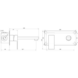 Змішувач для умивальника Globus Lux Milano GLM-204-BB-SMART - Image 2