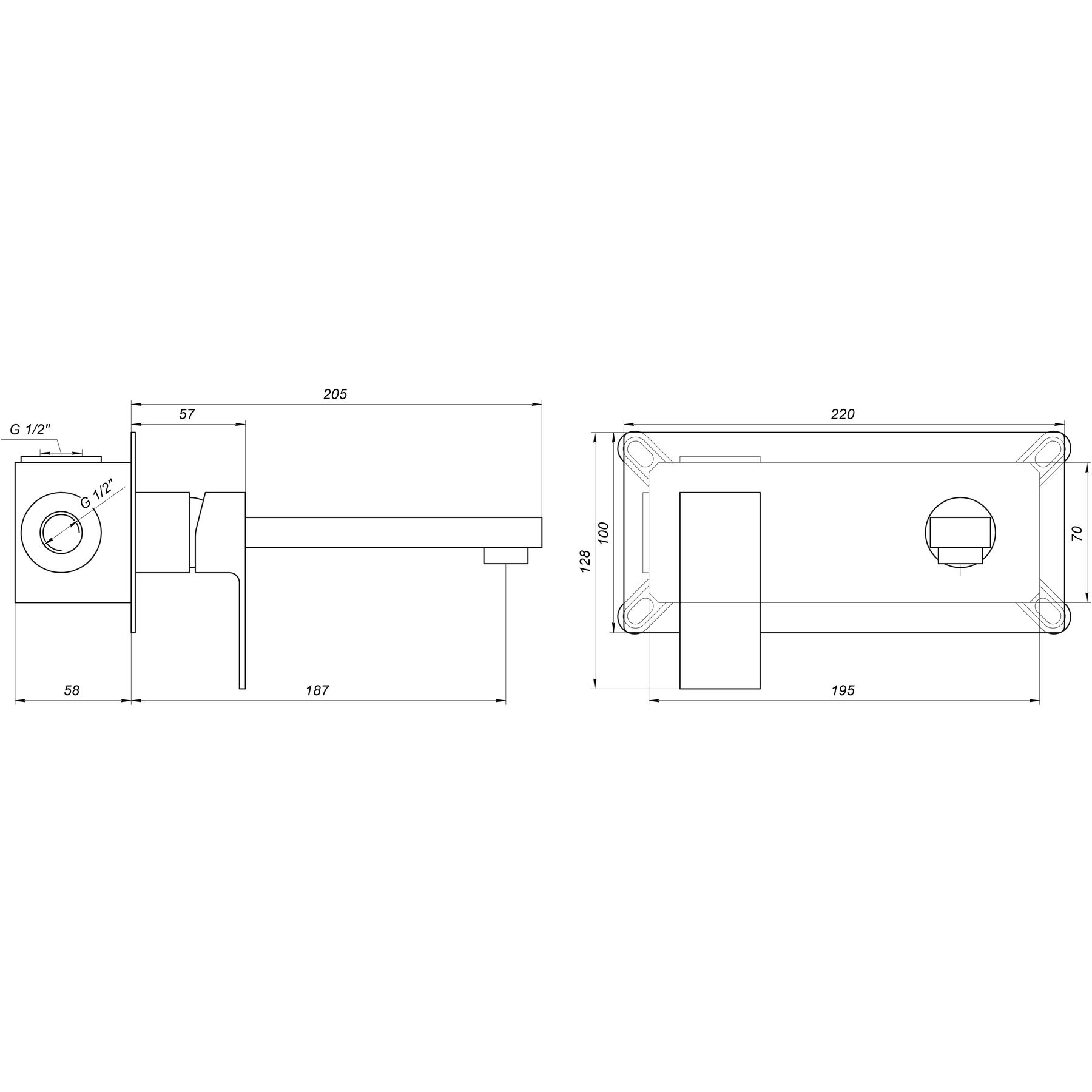 Змішувач для умивальника Globus Lux Milano GLM-204-SMART - Image 2