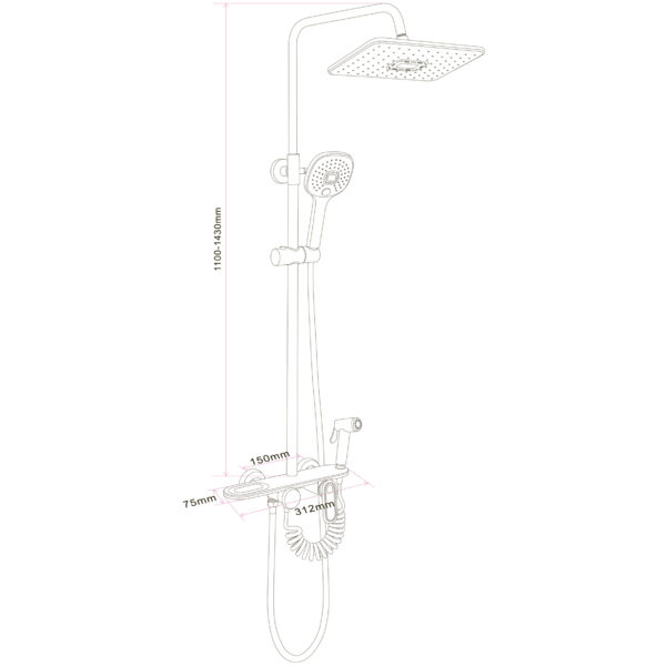 Душова система Globus Lux BETTA  GLBE-2002