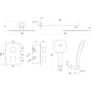 Душова система Globus Lux GLM-405-BB-TT-SMART - Image 3