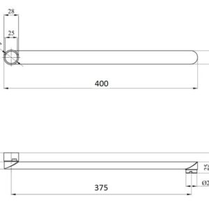 Вилив змішувача Globus Lux M72 40F - Image 2