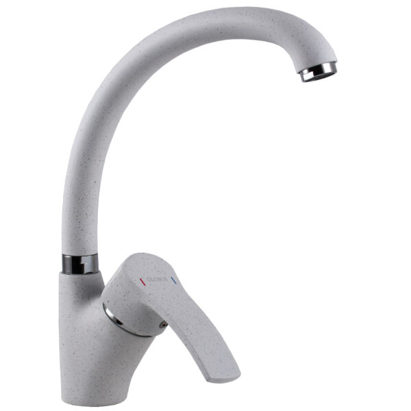 Змішувач для кухні Globus Lux QUEENSLAND GLQU-0203S-BIG-7-WHITE