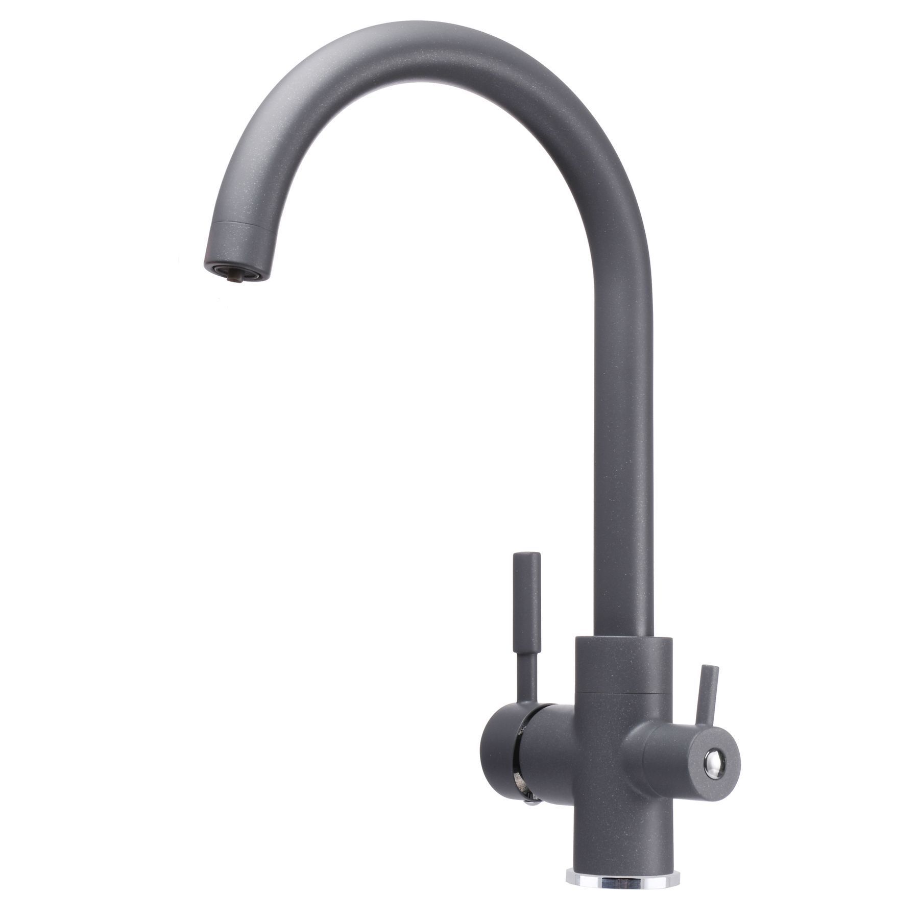 Змішувач для кухні під осмос Globus Lux LAZER GLLR-0333-3-TITANIUM - Image 2