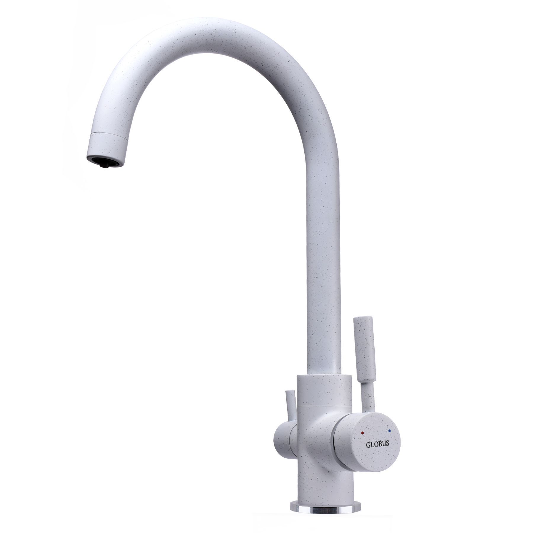 Змішувач для кухні під осмос Globus Lux LAZER GLLR-0333-7-WHITE - Image 2