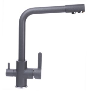 Змішувач для кухні під осмос Globus Lux LAZER GLLR-0444-3-TITANIUM - Image 2