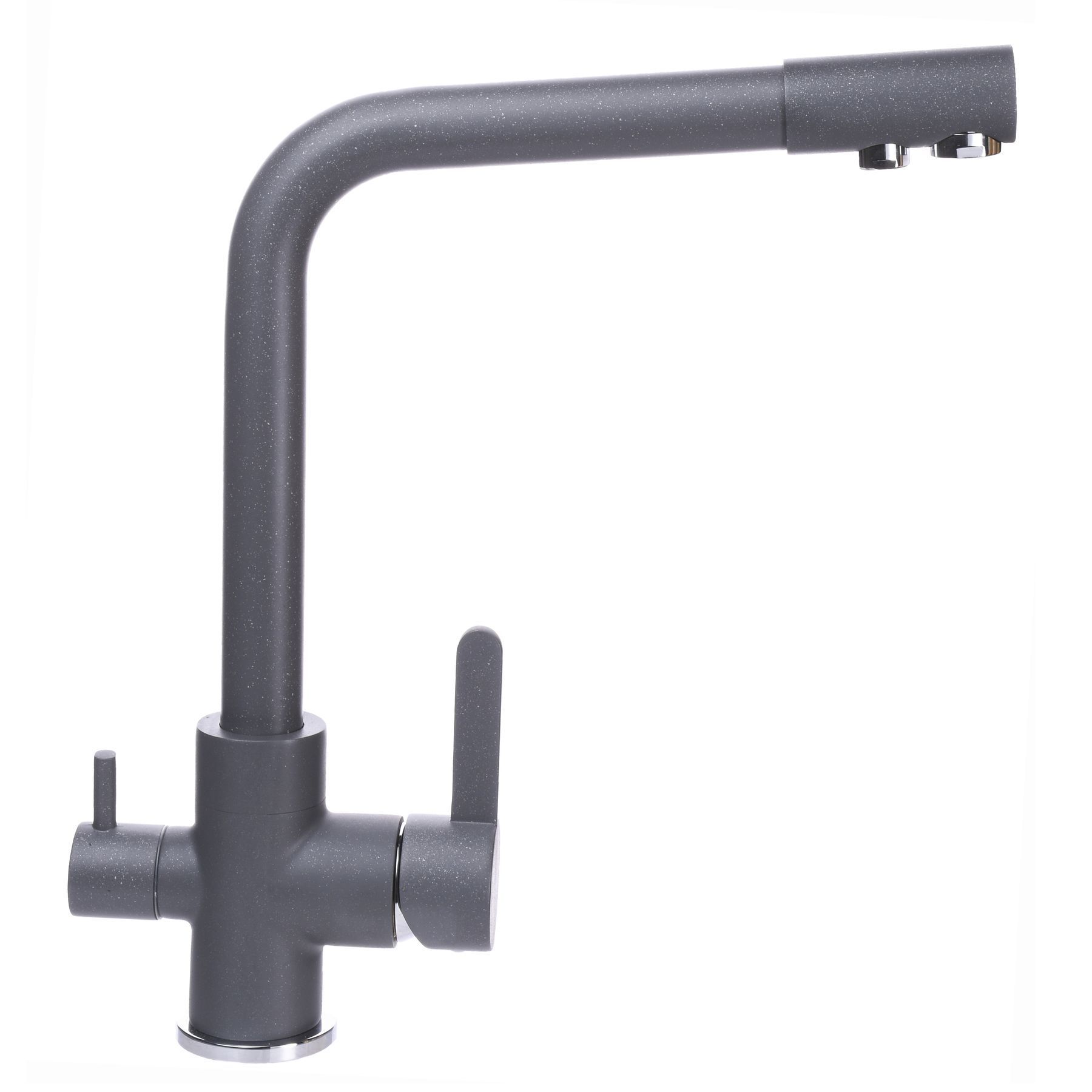 Змішувач для кухні під осмос Globus Lux LAZER GLLR-0444-3-TITANIUM - Image 2