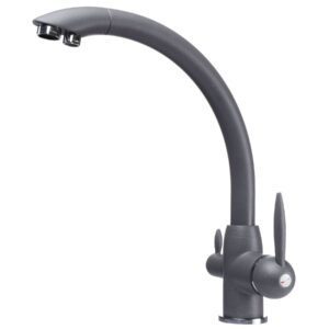 Змішувач для кухні під осмос Globus Lux LAZER GLLR-0777-3-TITANIUM - Image 2