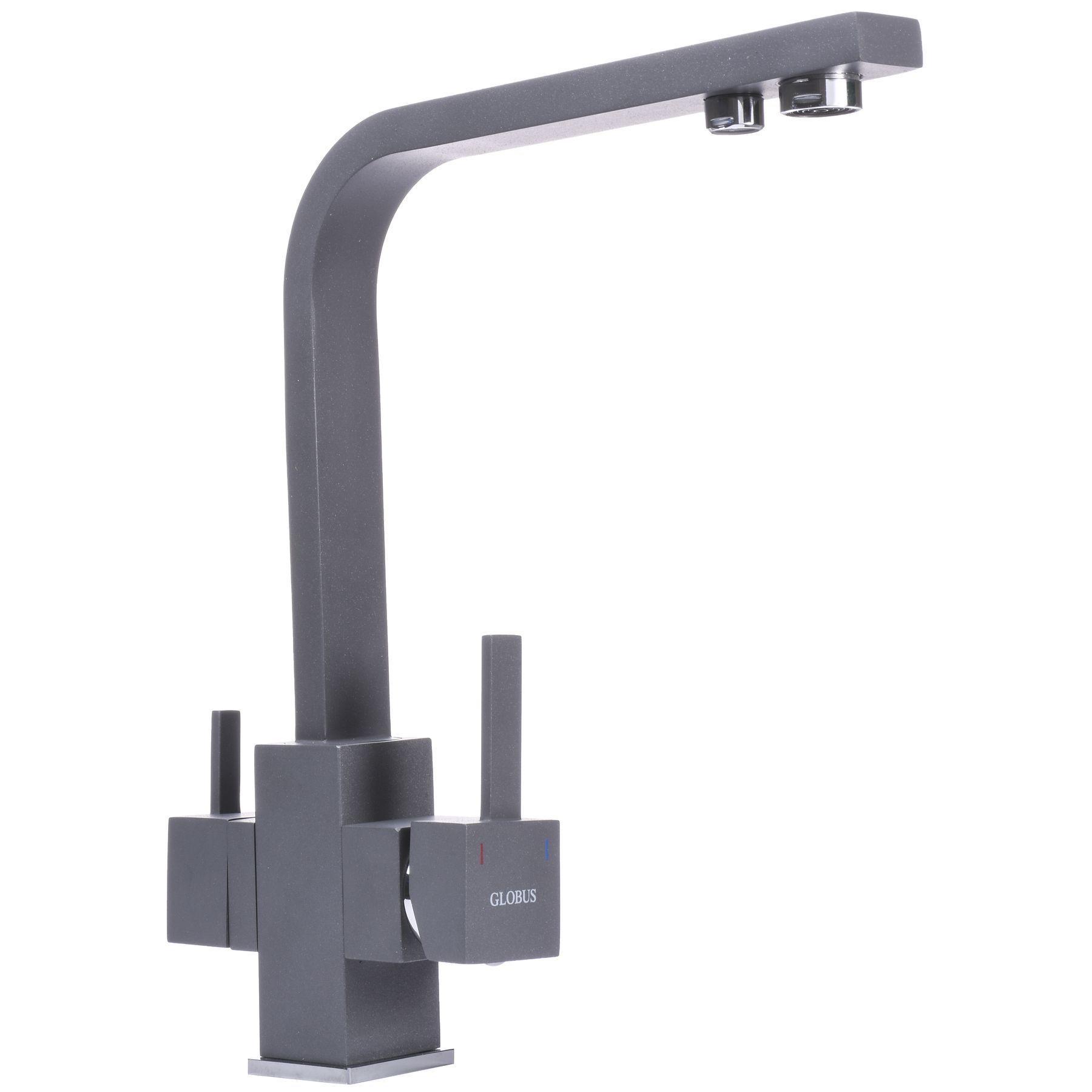 Змішувач для кухні під осмос Globus Lux LAZER GLLR-0111-3-TITANIUM - Image 2