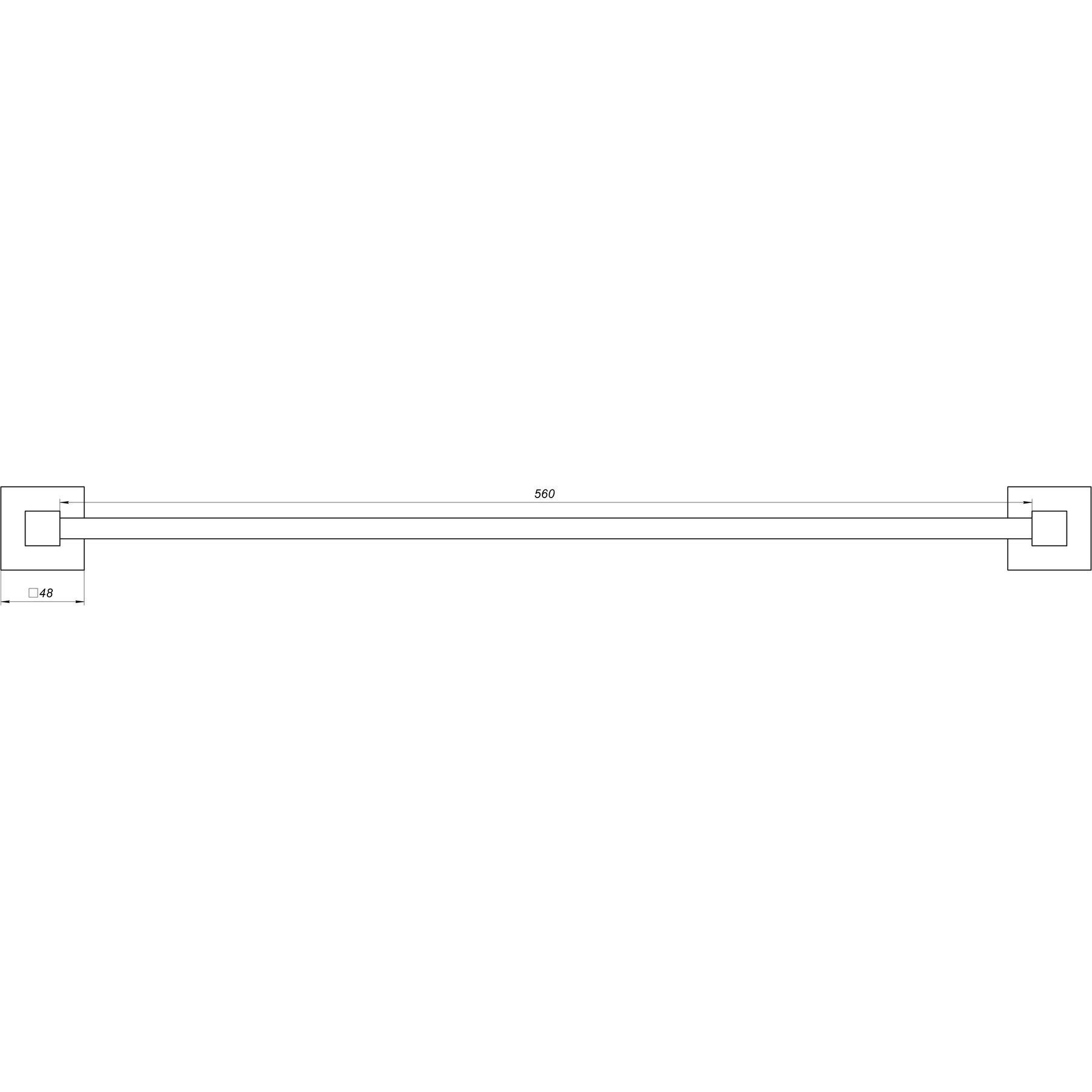 Тримач рушників Globus Lux SQ 9402-60 SUS304 - Image 2