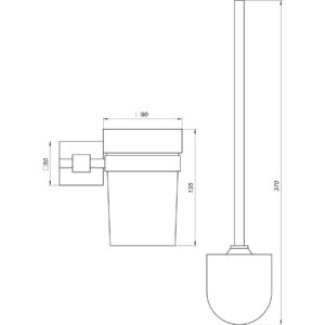 Йоржик настінний Globus Lux SQ 9429A SUS304 - Image 2