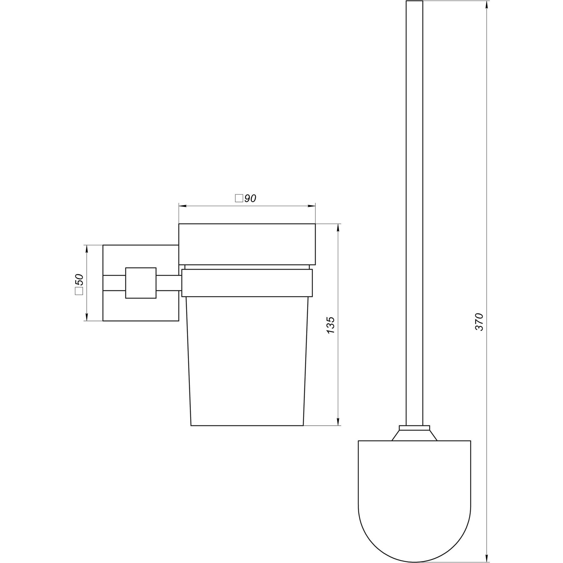 Йоржик настінний Globus Lux SQ 9429A SUS304 - Image 2