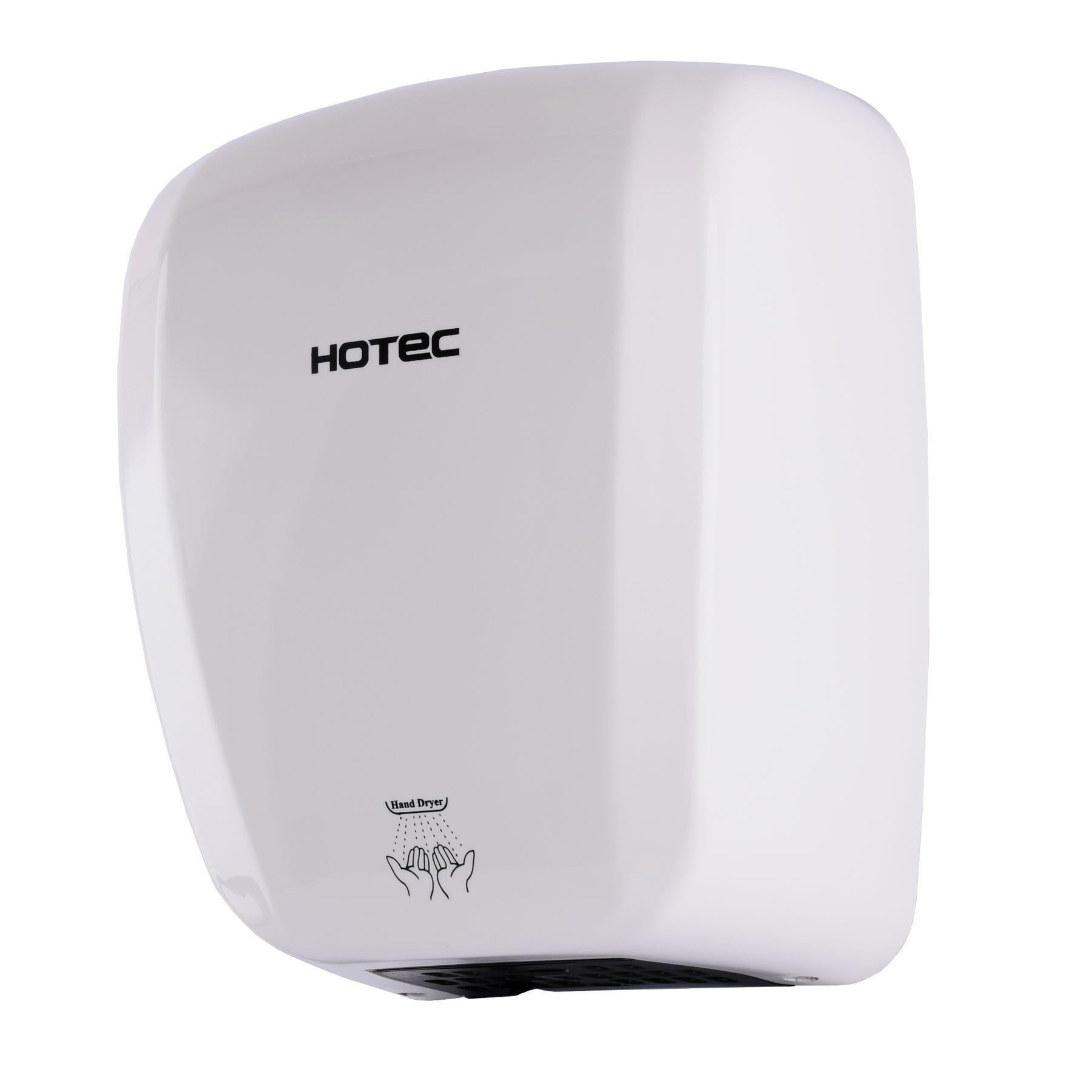 Сушарка для рук HOTEC 11.231 ABS White сенсорна, корпус пластик білий (220В ,1800Вт) - Image 2