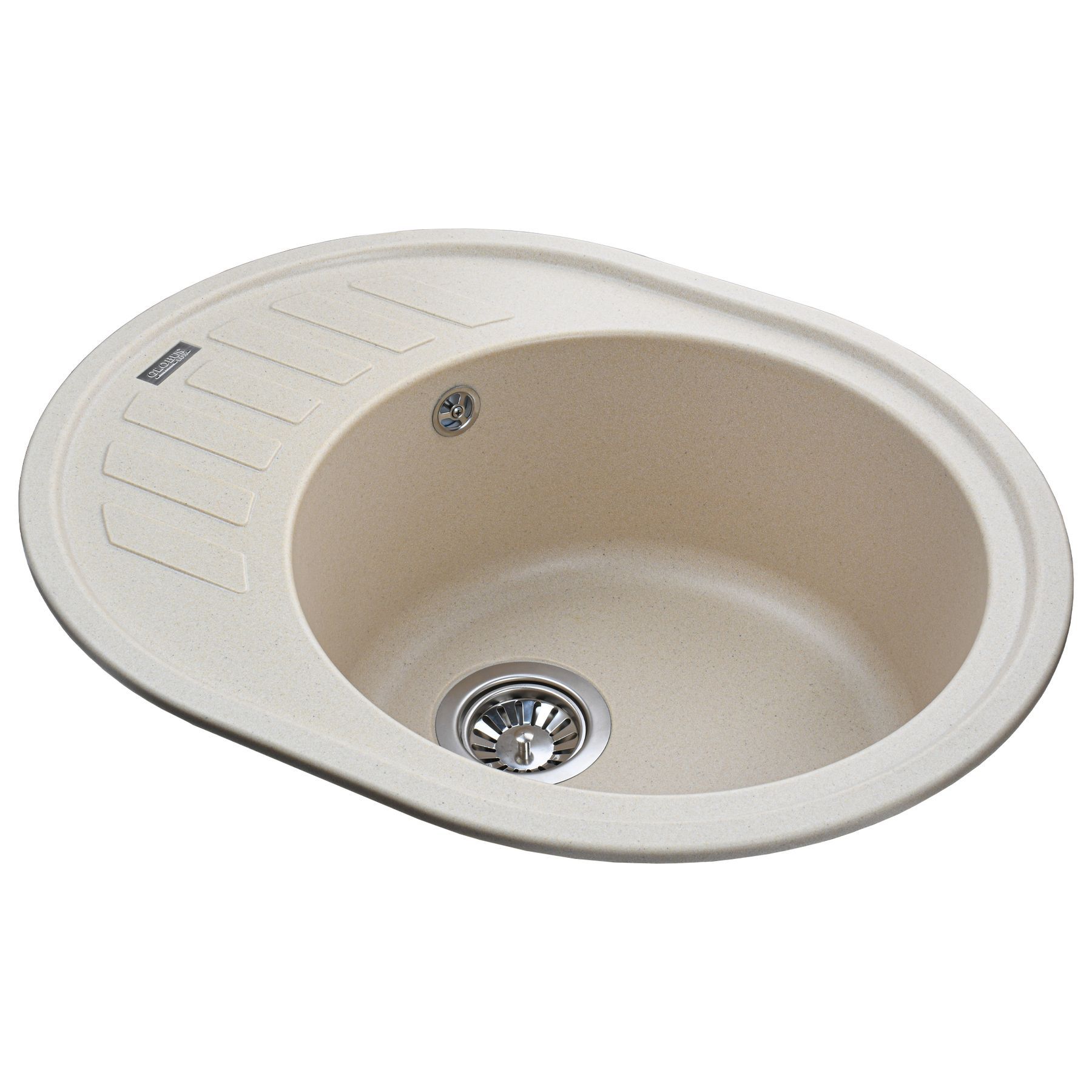 Гранітна мийка Globus Lux ARNO слонова кiстка 620х500 - Image 2
