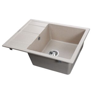 Гранітна мийка Globus Lux ONE піщаний 650х500мм-А0004 - Image 2